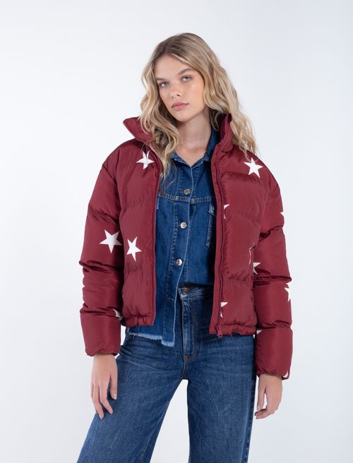 Chaqueta acolchada con cierre