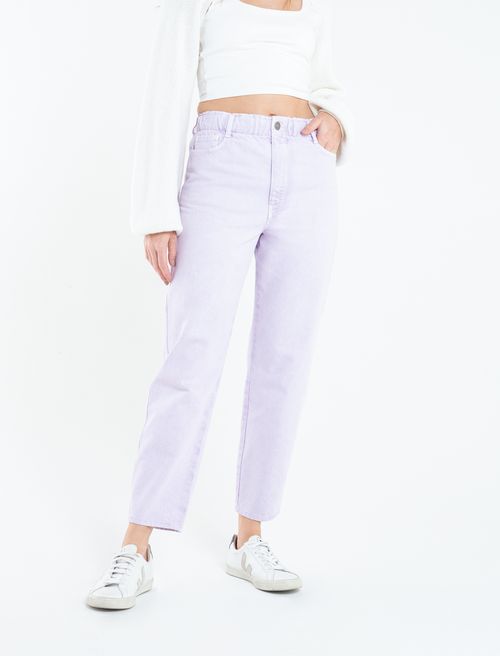 Pantalón con cintura enresortada