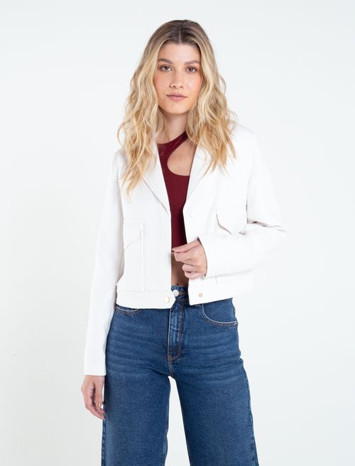 Chaqueta de botones