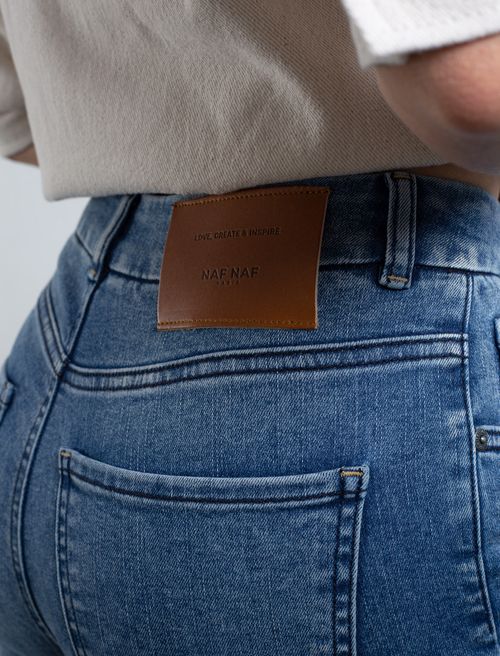 Jean Skinny tiro alto