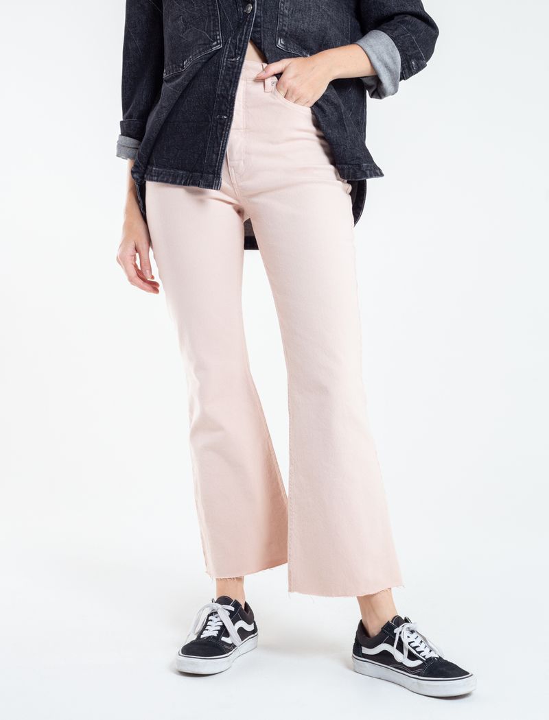 Pantalon Flare de tiro alto