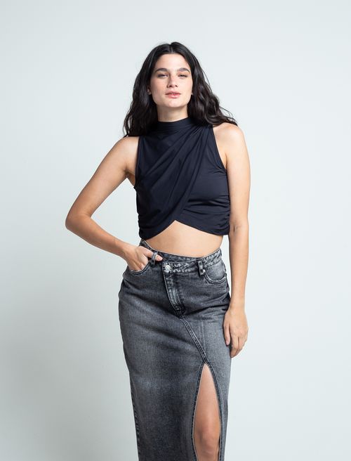 Camiseta de cuello alto