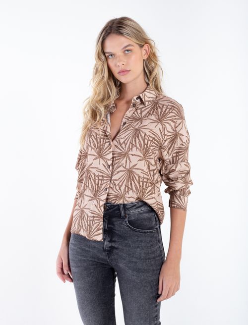 Camisa clasica estampada