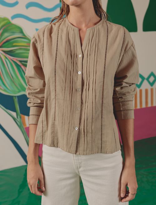 Camisa clásica manga larga