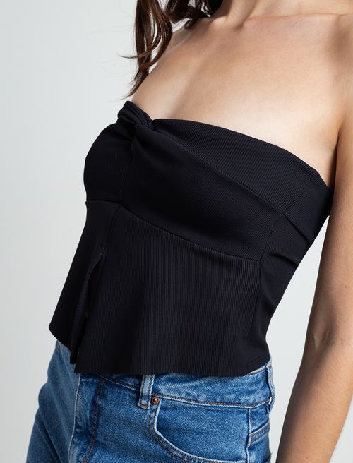 Camiseta strapless