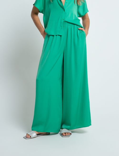 Pantalón de tela fluida