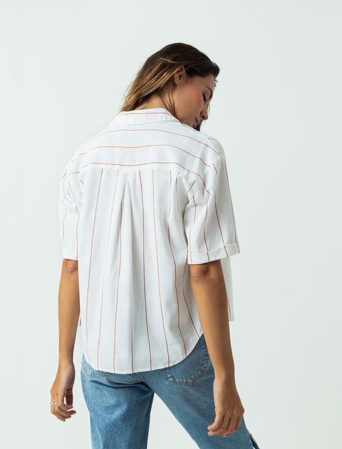 Camisa amplia de rayas