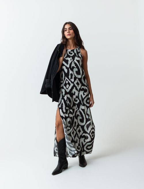 Vestido de tela fluida