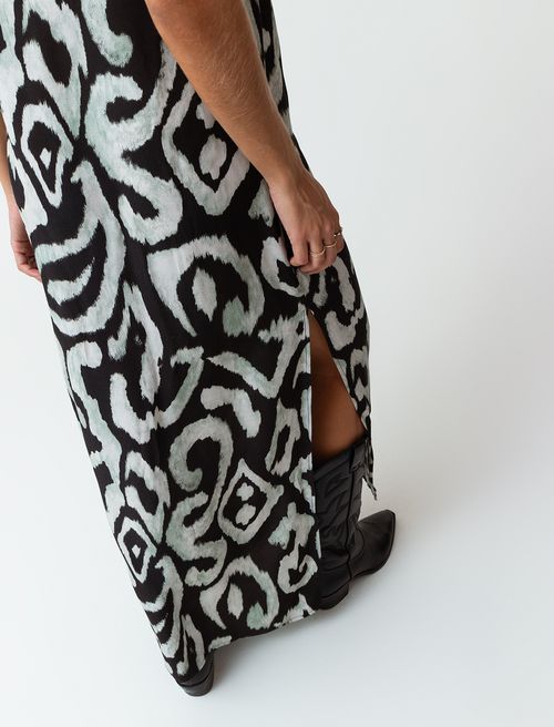 Vestido de tela fluida