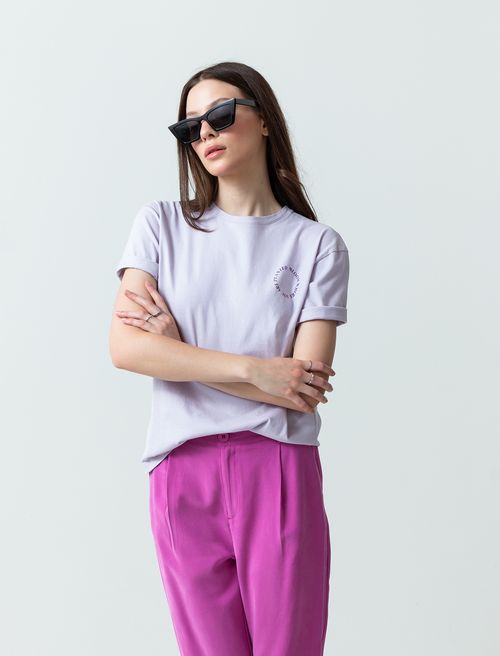 Camiseta estampada en espalda