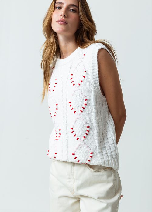 Camisa tejida manga sisa