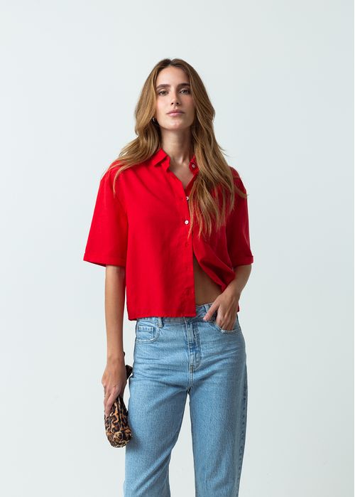 Camisa clásica manga corta