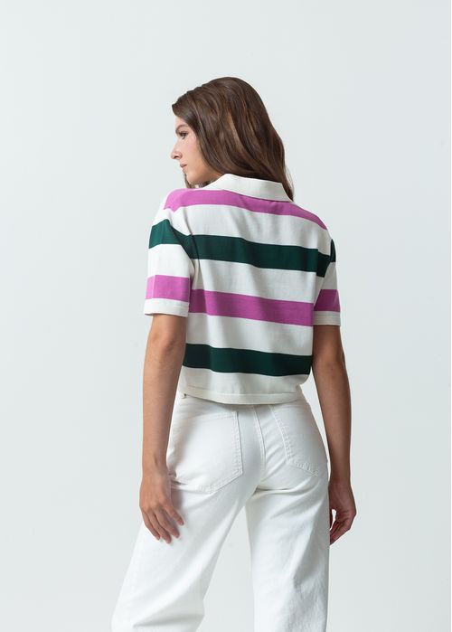 Camiseta tejida tipo polo