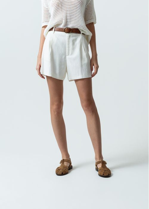 Short en tela fluida