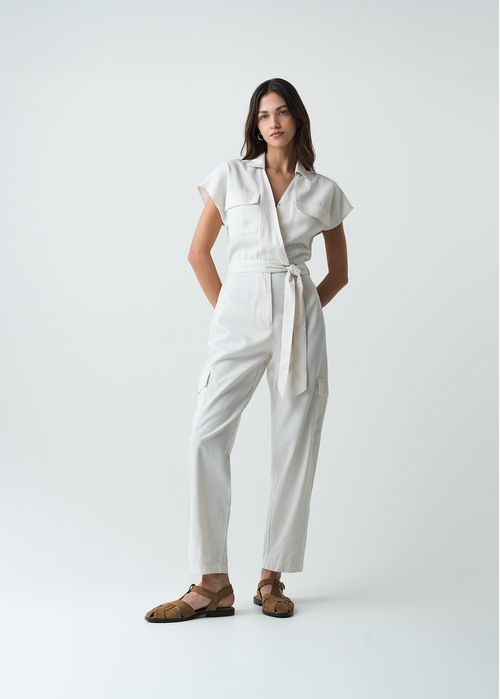 Enterizo con escote en V