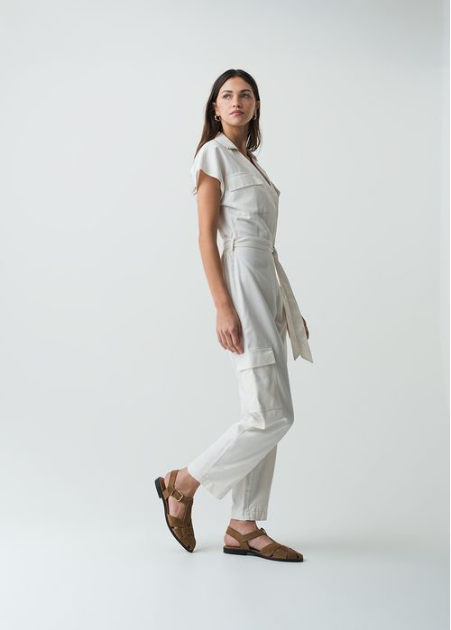 Enterizo con escote en V