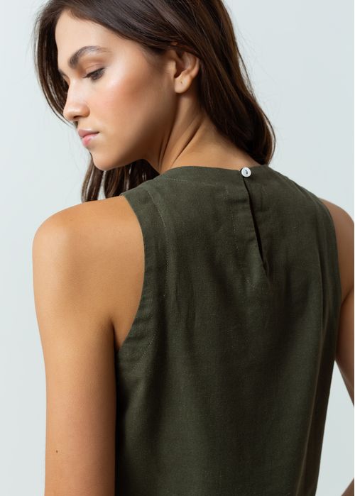 Camisa manga sisa de diseño cerrado