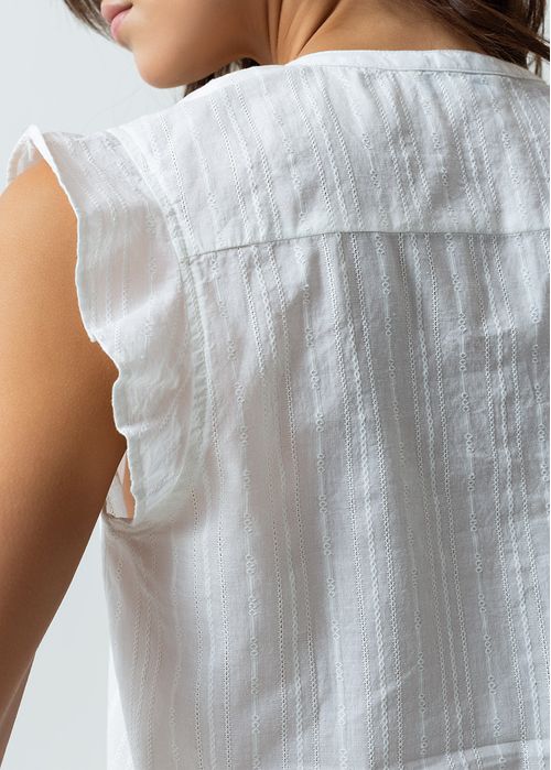 Camisa de manga sisa con bolero