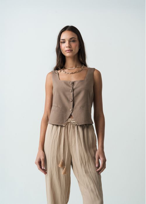 Camisa manga sisa tipo gamuza