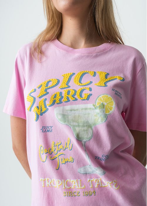 Camiseta manga corta estampada