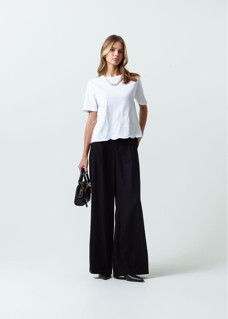 Palazzo Negro Tipos De Palazos Tiro Alto Pantalon Palazzo Talla 46