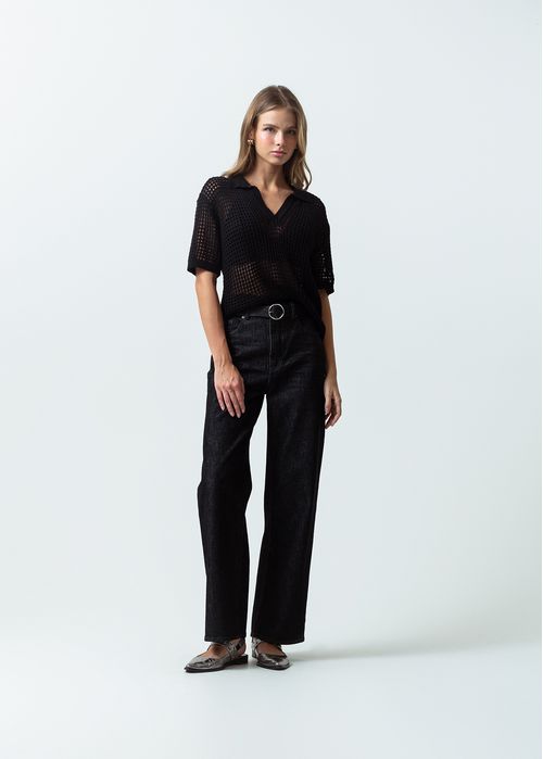 Camisa de tejido amplio