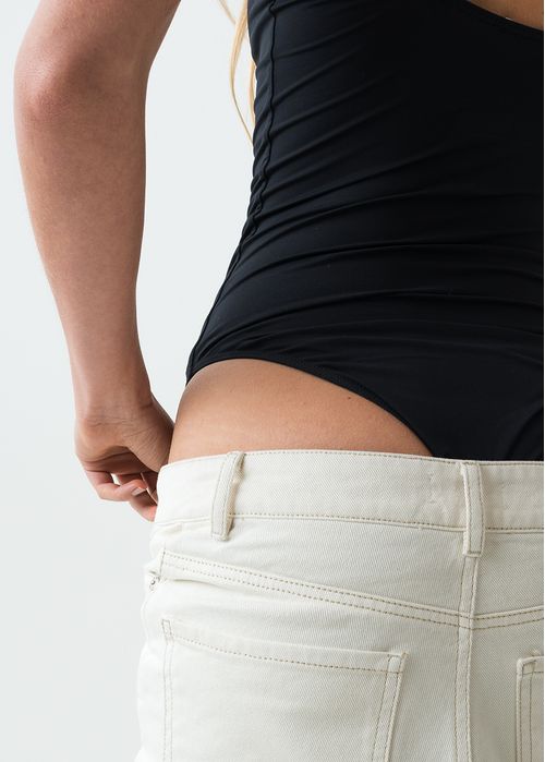 Camiseta tipo strapless