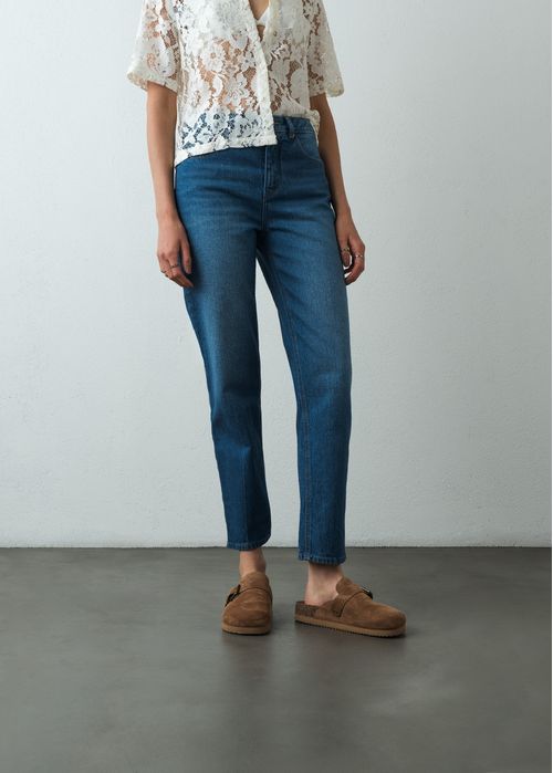 Jean Skinny tiro alto