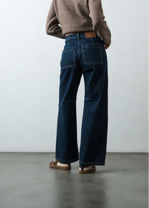 Jean Wide Leg de tiro alto