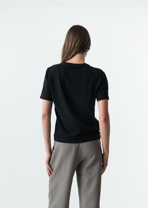 Camiseta manga corta con mini print