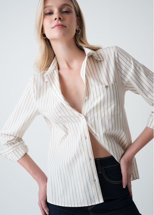 Camisa manga larga a rayas