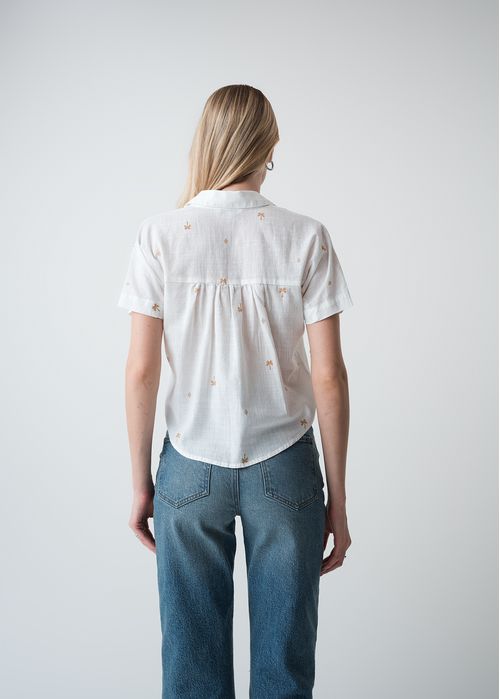 Camisa manga corta con mini prints