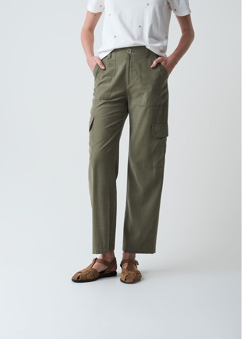 Pantalón Straight tiro alto