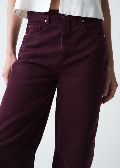 Pantalón Barrel tiro alto