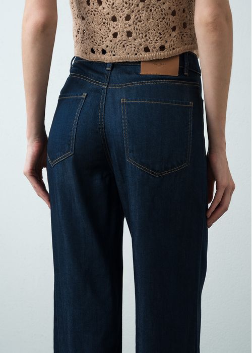 Jean Wide Leg con bolsillos