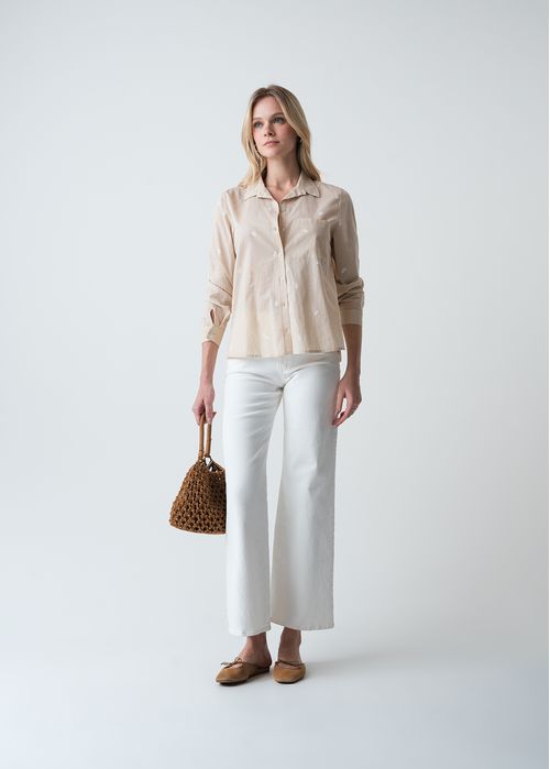 Camisa con print de flores