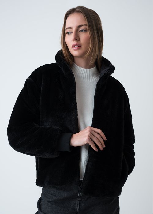 Chaqueta doble faz acolchada