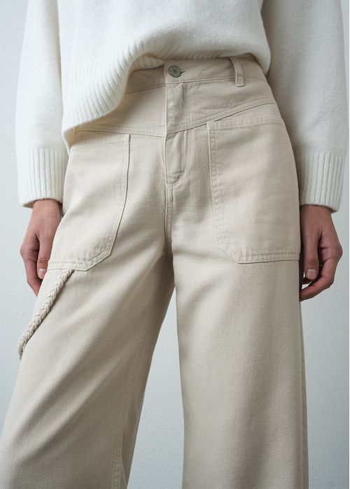 Jean Wide Leg con cargadera