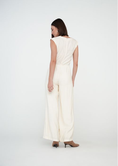 Enterizo largo con hombro cruzado