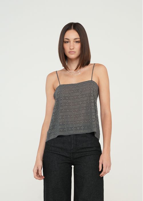 Camisa para anudar en espalda