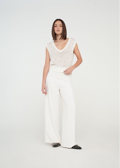 Pantalón Palazzo de tiro alto