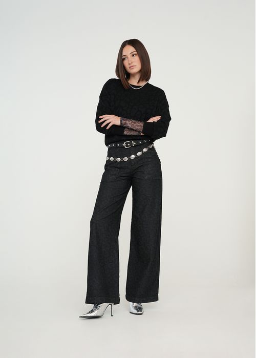 Buzo tejido estampado