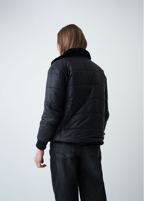 Chaqueta doble faz acolchada