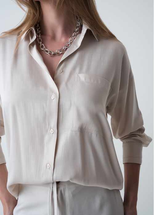 Camisa clásica manga larga