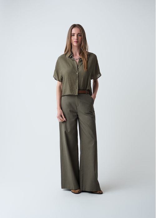 Pantalón Palazzo de tiro alto