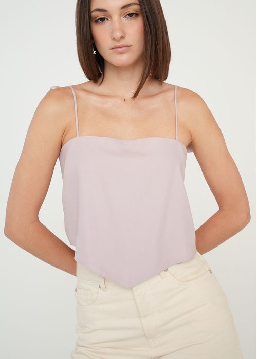 Camisa con borlas en tiras