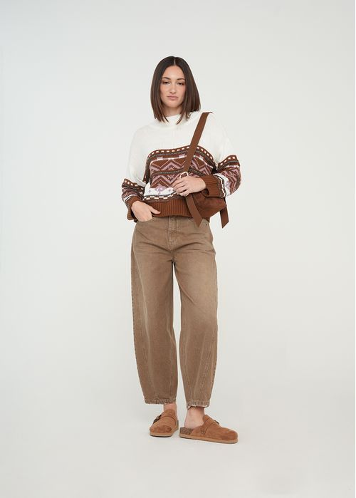 Buzo tejido estampado