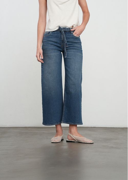 Jean Wide Leg con cinturón