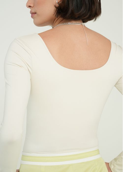 Camiseta manga larga ajustada