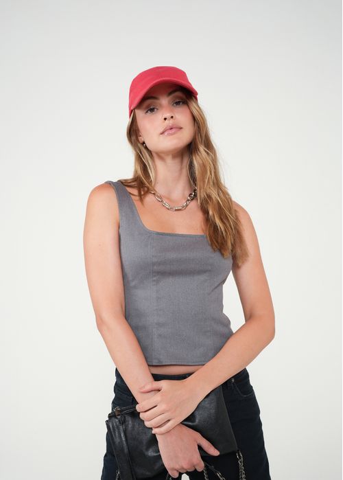 Camisa tipo corsé